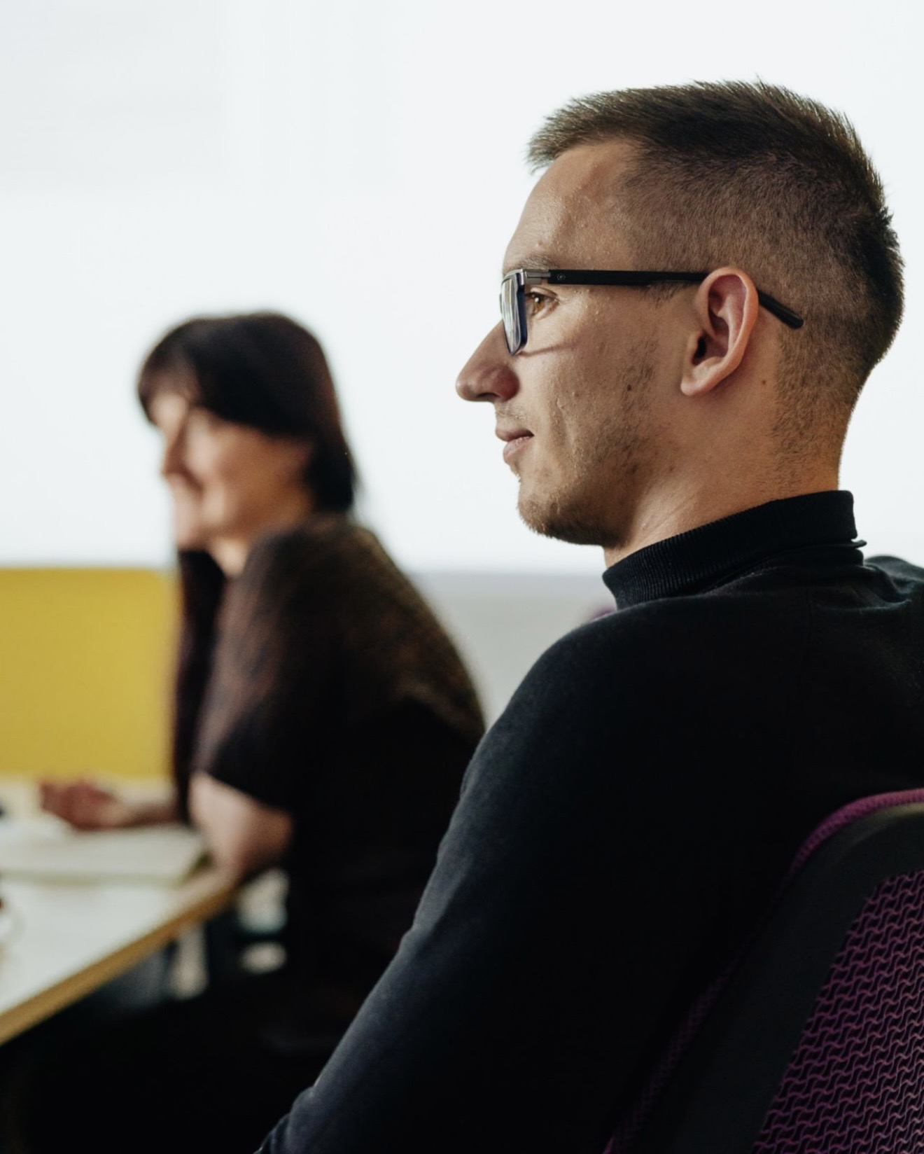 At the desk · RebelDot